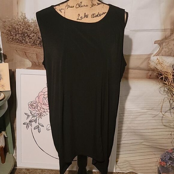 Ellen Tracy Handkerchief Style Blouse Size XL - Picture 1 of 7